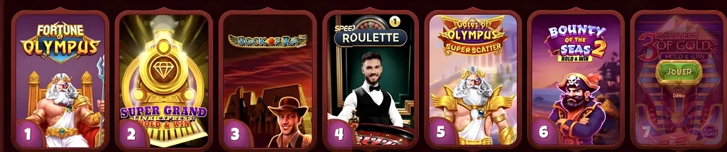 Magius Casino jeux